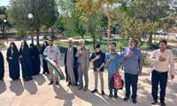 برگزاری آیین اهتزاز پرچم جمهوری اسلامی در دانشکده علوم قرآنی خمین